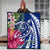 Hawaii Polynesian Turtle Tropical Hibiscus Plumeria Premium Quilts - Blue - AH - Polynesian Pride