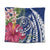 Hawaii Polynesian Turtle Tropical Hibiscus Plumeria Tapestry - Blue - AH Wall Tapestry Black - Polynesian Pride