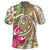 Hawaii Polynesian Turtle Tropical Hibiscus Plumeria Polo Shirt Gold - Polynesian Pride