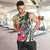 Hawaii Polynesian Turtle Tropical Hibiscus Plumeria Tank Top - Gray - AH - Polynesian Pride