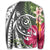 Hawaii Polynesian Turtle Tropical Hibiscus Plumeria Sweatshirt - Gray - AH - Polynesian Pride