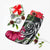 Hawaii Polynesian Turtle Tropical Hibiscus Plumeria Christmas Stocking - Gray - AH - Polynesian Pride