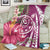 Hawaii Polynesian Turtle Tropical Hibiscus Plumeria Premium Blankets - Pink - AH - Polynesian Pride