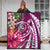 Hawaii Polynesian Turtle Tropical Hibiscus Plumeria Premium Quilts - Pink - AH - Polynesian Pride