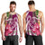 Hawaii Polynesian Turtle Tropical Hibiscus Plumeria Tank Top - Pink - AH - Polynesian Pride