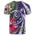 Hawaii Polynesian Turtle Tropical Hibiscus Plumeria T Shirt Purple - Polynesian Pride