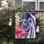 Hawaii Polynesian Turtle Tropical Hibiscus Plumeria Flag - Purple - AH - Polynesian Pride