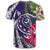 Hawaii Polynesian Turtle Tropical Hibiscus Plumeria T Shirt Purple - Polynesian Pride