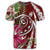 Hawaii Polynesian Turtle Tropical Hibiscus Plumeria T Shirt Red - Polynesian Pride