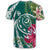 Hawaii Polynesian Turtle Tropical Hibiscus Plumeria T Shirt Turquoise - Polynesian Pride