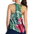 Hawaii Polynesian Turtle Tropical Hibiscus Plumeria Racerback Tank - Turquoise - AH - Polynesian Pride