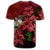 Hawaii Red Hibiscus Humming Bird T Shirt - Polynesian Pride