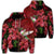 Hawaii Red Hibiscus Humming Bird Zip Hoodie Unisex Art - Polynesian Pride