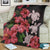 Hawaii Red Hibiscus Turtle Premium Blankets - AH - Ray Style - Polynesian Pride