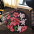 Hawaii Red Hibiscus Turtle Round Carpet - AH - Ray Style - Polynesian Pride