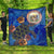 Hawaii Seal Of Hawaii Hibiscus Ocean Turtle Polynesian Premium Quilts - AH Black - Polynesian Pride