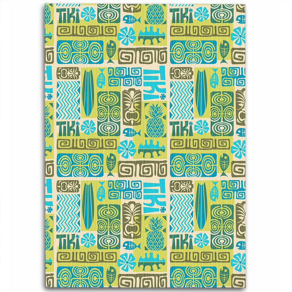 Hawaii Seamless Exotic Tiki Pattern Area Rug - AH Luxurious - Polynesian Pride