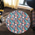 Hawaii Seamless Tropical Flower Hawaiian Summer Round Carpet - AH - Polynesian Pride