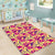 Hawaii Seamless Tropical Flower Plant Pattern Background Area Rug - AH - Polynesian Pride