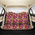 Hawaii Seamless Tropical Flower Plant Pattern Background Back Seat Cover One Size Black Back Car Seat Covers - Polynesian Pride
