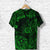 Custom Hawaii Shaka Polynesian T Shirt Unique Style Green LT8 - Polynesian Pride