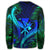 Hawaii Shark Polynesian Tropical Sweatshirt - Blue - AH - Polynesian Pride