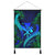 Hawaii Shark Polynesian Tropical Hanging Poster - Blue - AH Hanging Poster Cotton And Linen - Polynesian Pride