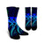 Hawaii Shark Polynesian Tropical Crew Socks - Blue - AH Crew Socks White - Polynesian Pride