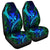 Hawaii Shark Polynesian Tropical Car Seat Covers - Blue - AH Universal Fit Black - Polynesian Pride