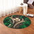 Hawaii Shark Polynesian Tropical Round Carpet - Gold - AH - Polynesian Pride