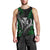 Hawaii Shark Polynesian Tropical Tank Top - Gray - AH Black - Polynesian Pride
