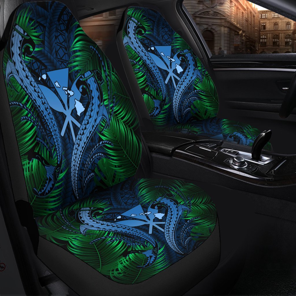 Hawaii Shark Polynesian Tropical Car Seat Covers - Pastel - AH - Polynesian Pride