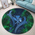 Hawaii Shark Polynesian Tropical Round Carpet - Pastel - AH - Polynesian Pride