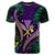 Hawaii Shark Polynesian Tropical T Shirt Purple - Polynesian Pride