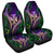 Hawaii Shark Polynesian Tropical Car Seat Covers - Purple - AH Universal Fit Black - Polynesian Pride