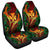 Hawaii Shark Polynesian Tropical Car Seat Covers - Red - AH Universal Fit Black - Polynesian Pride