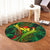 Hawaii Shark Polynesian Tropical Round Carpet - Reggae - AH - Polynesian Pride