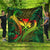 Hawaii Shark Polynesian Tropical Premium Quilts - Reggae - AH Black - Polynesian Pride