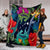 Hawaii Shark Tropical Color Premium Blankets - AH - Polynesian Pride