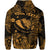 Custom Hawaii State Fish: Humuhumu Nukunuku Apuaa Polynesian Zip Hoodie Unique Style Gold LT8 - Polynesian Pride