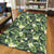 Hawaii Summer Plumerias Flowers Palm Tree Monstera Leaves Area Rug - AH - Polynesian Pride