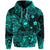 Custom Hawaii Surfing Polynesian Hoodie Unique Style Turquoise LT8 - Polynesian Pride