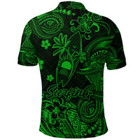 Hawaii Surfing Polynesian Polo Shirt Unique Style Green LT8 - Polynesian Pride