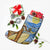 Hawaii The Girl Surfing Wave Christmas Stocking - AH - Polynesian Pride