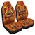 Hawaii Tiki Pattern Car Seat Covers - AH Universal Fit Black - Polynesian Pride