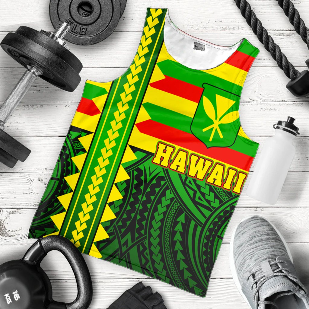 Hawaii Men's Tank Top - Hawaiian Kanaka Maoli Men's Tank Top - Speaka Style - AH - Polynesian Pride