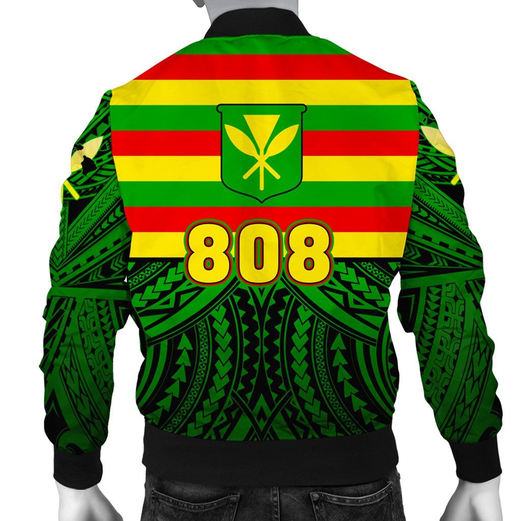 Hawaii Bomber Jacket - Hawaiian Kanaka Maoli Bomber Jacket - Speaka Style - AH - Polynesian Pride