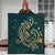 Hawaii Triple Marble Turtle Polynesian Hibiscus Premium Quilts - AH - Benjamin Style - Green - Polynesian Pride