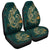 Hawaii Triple Marble Turtle Polynesian Hibiscus Car Seat Covers - AH - Benjamin Style - Green Universal Fit Black - Polynesian Pride