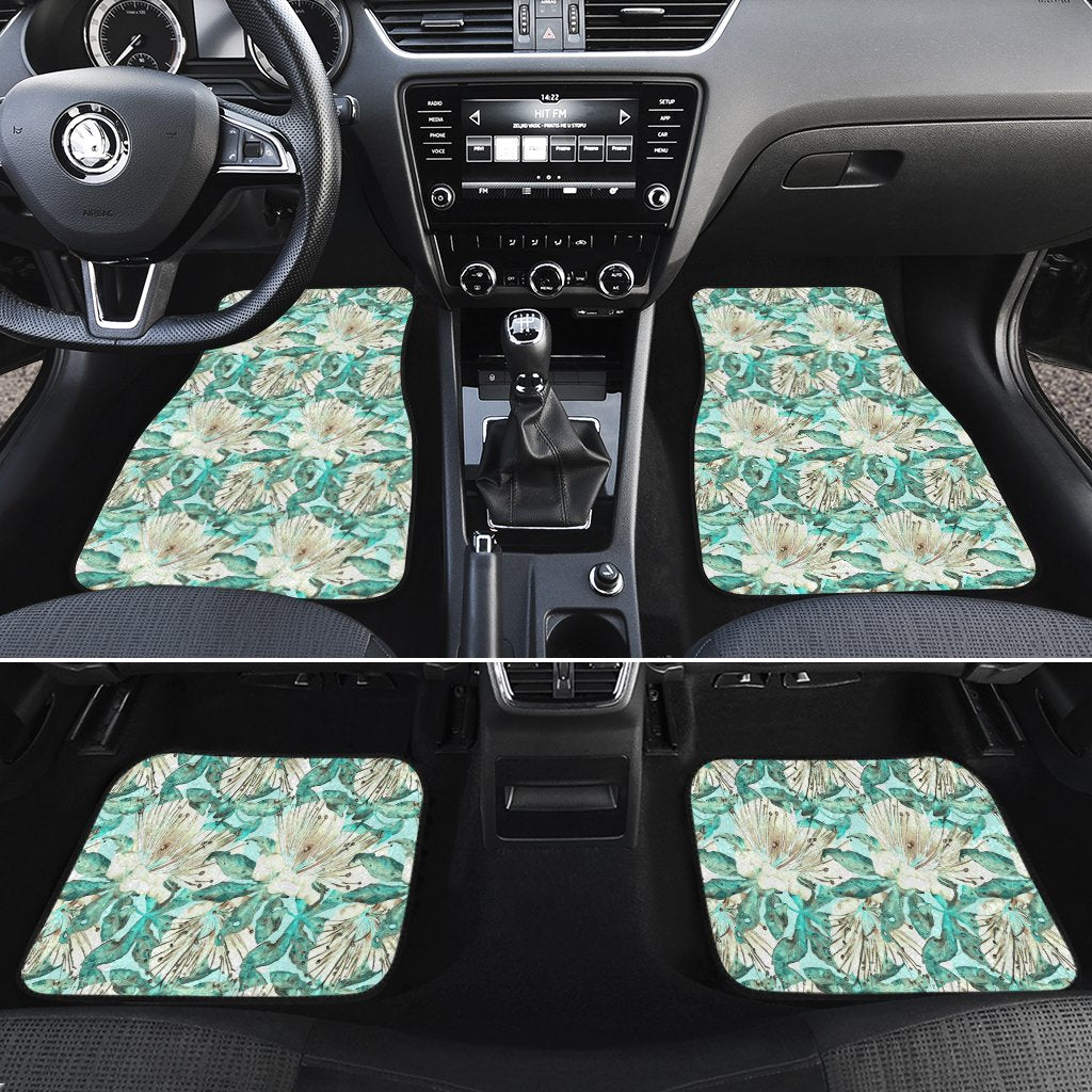 Hawaii Tropical Blue Hawaii Car Floor Mats Blue One Size - Polynesian Pride